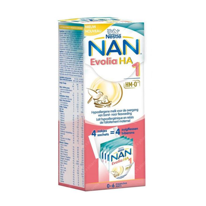 Nan Optipro Evolia Ha 1 Lait Hypoallergenique 0 6 Mois 4 Sachets De 26g Acheter Commander En Ligne 24pharma Nan Optipro Evolia Ha 1 Lait Hypoallergenique 0 6 Mois 4 Sachets De 26g Acheter Commander En Ligne 24pharma