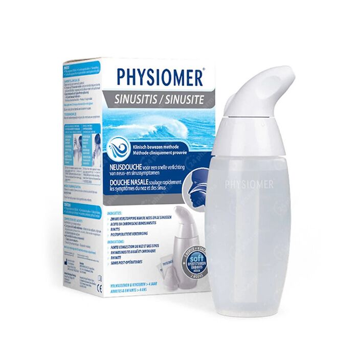 Physiomer Sinusite Douche Nasale Sachets pour Irrigation Nasale, 30  sachets