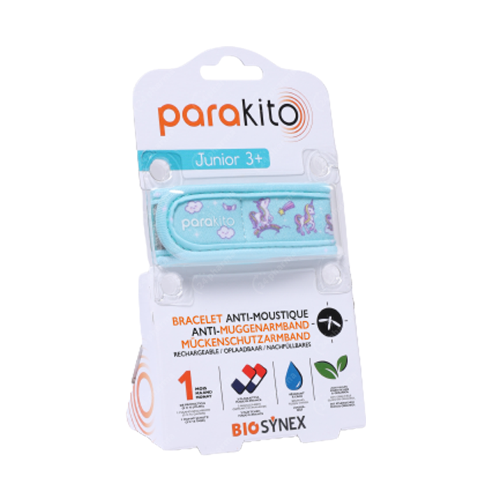 Para'kito Bracelet Anti-Moustique Junior 3+ Ans - Licorne - 2 Recharges - 1  Pièce Acheter / Commander En Ligne ✓