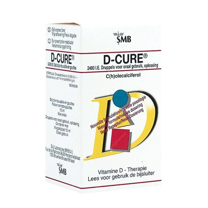 D-Cure Vitamine D Solution Buvable en Gouttes Acheter Commander En Ligne ✓- 24Pharma