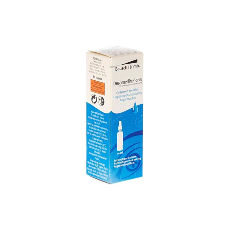 Desomedine 0 1 Collyre En Solution Flacon 10ml Acheter Commander En Ligne 24pharma