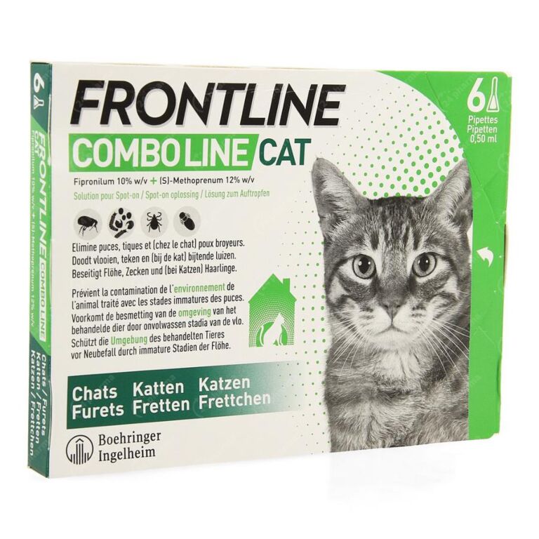 Frontline Combo Chats Furets 6 Pipettes X 0 5ml Acheter Commander En Ligne 24pharma Frontline Combo Chats Furets 6 Pipettes X 0 5ml Acheter Commander En Ligne 24pharma