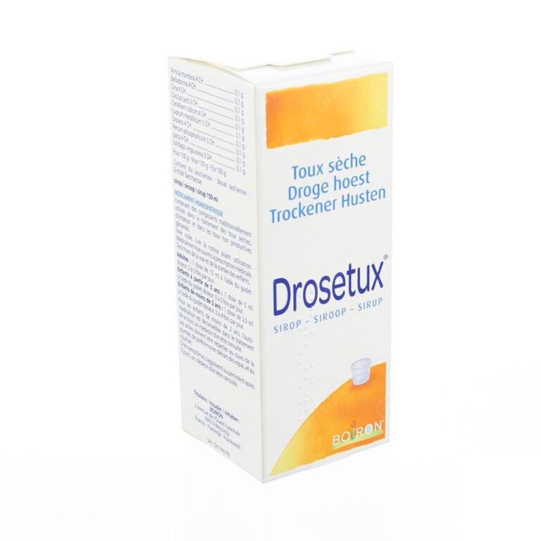 DROSETUX®, Médicament homéopathique pour Traitement de la toux sèche et de  la toux d'irritation