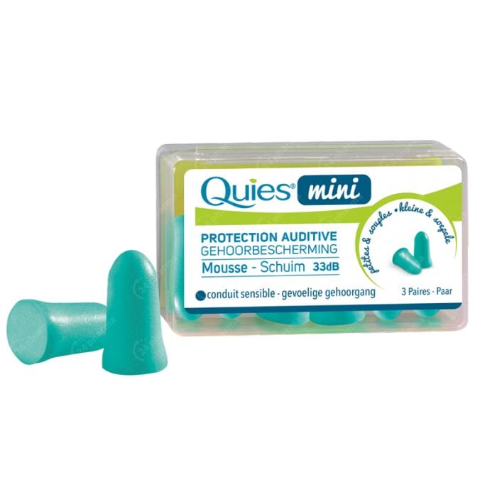 Mousse anti-bruit Protections 3 paires - Quies