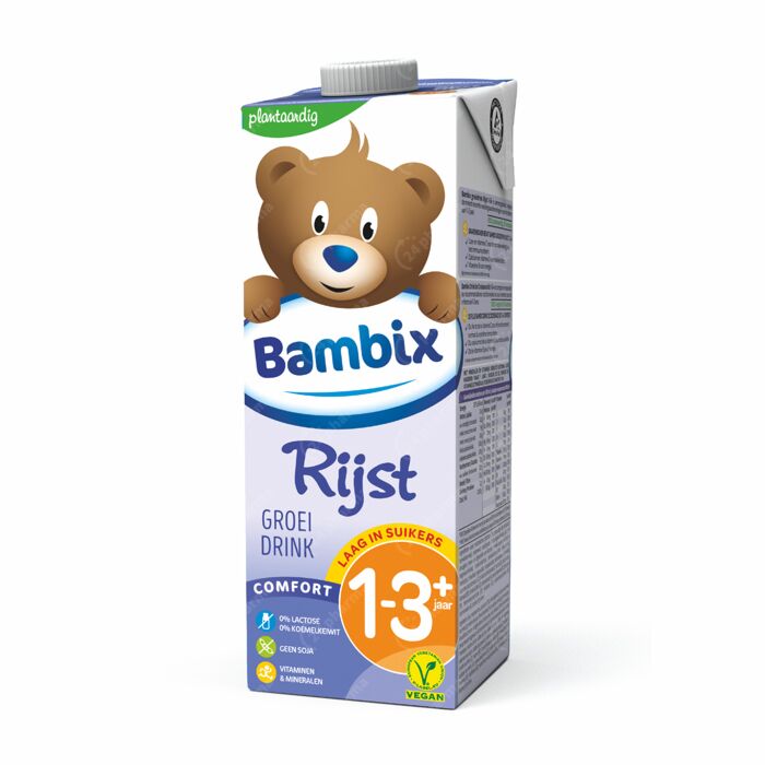 Bambix Lait de croissance aux céréales 1-3 ans 6 pièces