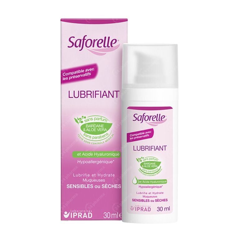 Saforelle Gel Lubrifiant Inconfort Sexuel Flacon Pompe 30ml