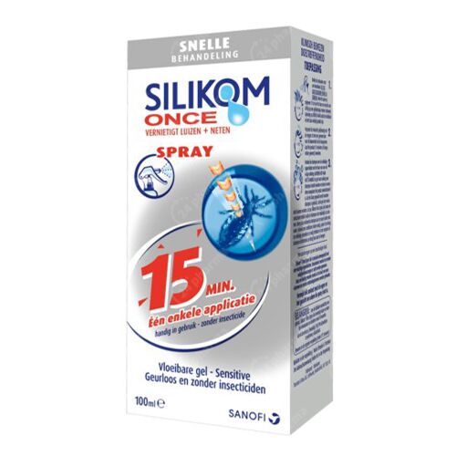 Silikom Once Spray Gel Anti-Poux Et Lentes 100ml