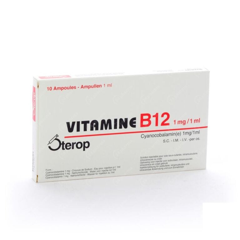 Vitamine B12 1mg 1ml 10 Ampoules Bestellen / Kopen