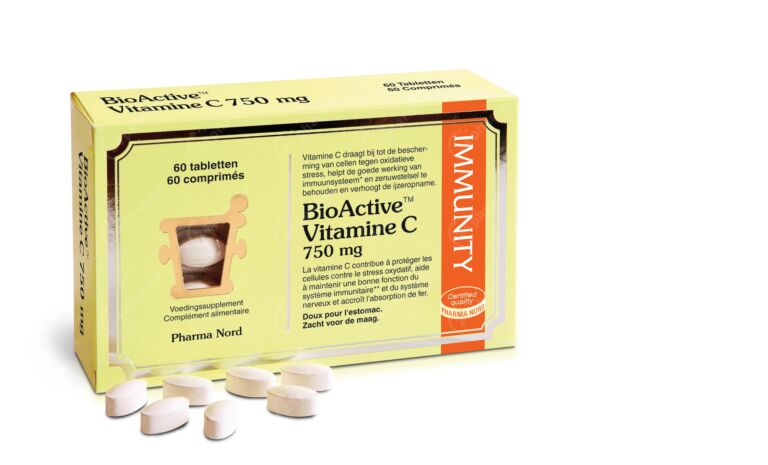 Verslijten hulp in de huishouding kans Pharma Nord BioActive Vitamine C 750mg 60 Tabletten online Bestellen / Kopen