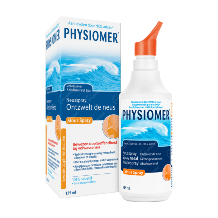Physiomer Sinus Spray 135ml - Verstopte Neus Bij Allergie