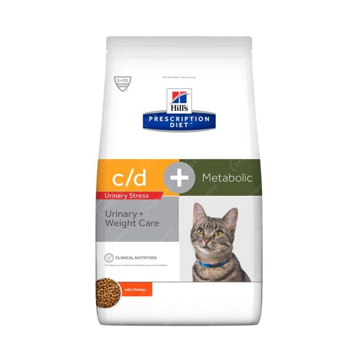 Hills Prescription Diet Urinary Stress + Metabolic C/D Kattenvoer Kip 8kg online Bestellen /