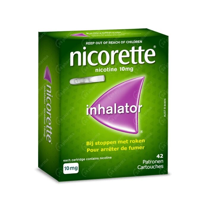 Prestige Supplement Encommium Nicorette Inhaler 10mg + 42 Vullingen online Bestellen / Kopen