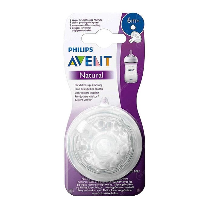 Verraad maak een foto stok Philips Avent Natural Zuigspeen 6M+ - Dikkere Voeding - 2 Stuks online  Bestellen / Kopen