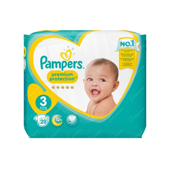 Donder vallei Tot Pampers Premium Protection Luiers - Maat 3 - 28 Stuks online Bestellen /  Kopen