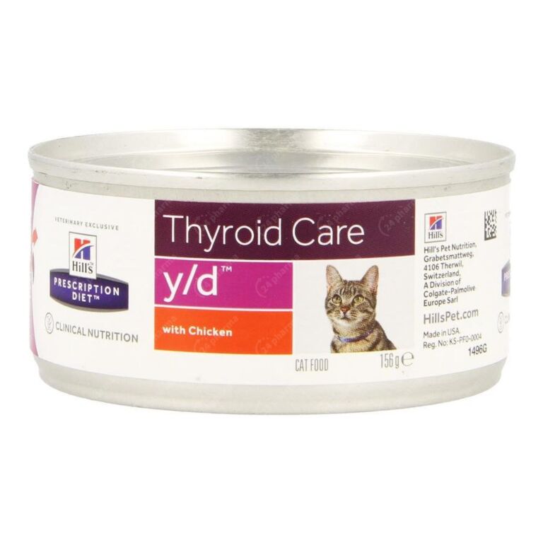 Soeverein Kinderpaleis transfusie Hills Prescription Diet Thyroid Care Y/D Kattenvoer Kip 156g online  Bestellen / Kopen