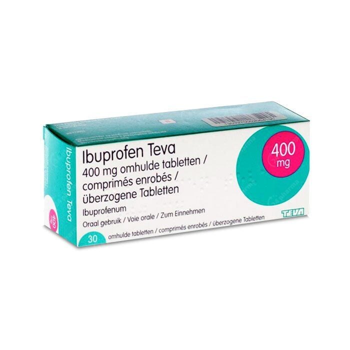 repræsentant mandskab Se internettet Ibuprofen Teva 400mg 30 Omhulde Tabletten online Bestellen / Kopen