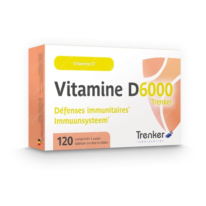 van schuur rok Vitamine D6000 Immuunsysteem 120 Tabletten online Bestellen / Kopen