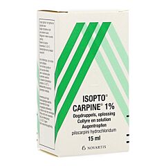 Isopto Carpine 1% Collyre en Solution Flacon 15ml