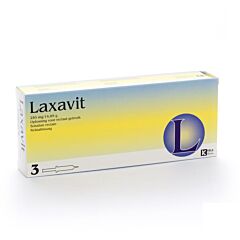 Laxavit Micro-Enema Solution Rectale Injection 3x12ml