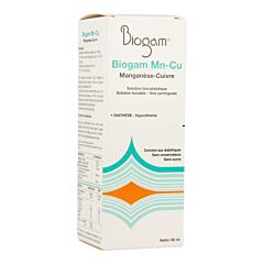 Biogam Mn-Cu Manganèse-Cuivre Solution Buvable Flacon 60ml