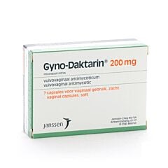 Gyno-Daktarin 200mg Capsule Molle Vaginale 7 Pièces