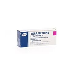 Terramycine + Polymyxine B Pommade Ophtalmique Tube 3,5g