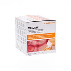 Melolin Compresses Stériles Absorbantes Non Adhérentes 5x5cm 25 Pièces