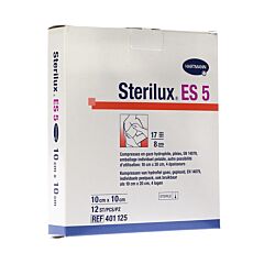 Hartmann Sterilux ES5 Compresses Stériles 8 Plis 10x10cm 12x1 Pièce