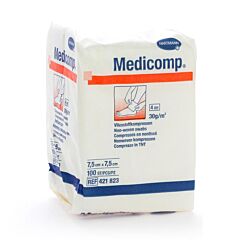 Hartmann Medicomp Compresses Non-Stériles 4 Plis 7,5x7,5cm 100 Pièces