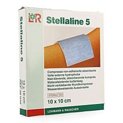 Stellaline 5 Compresse Stérile Non-Adhérante Absorbante - 100x100cm - 10 Pièces