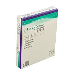 Duoderm Extra Mince Pans Hydro 10cmx10cm 5 H7954