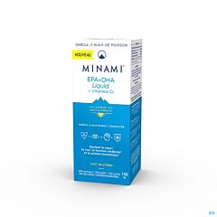 Minami EPA+DHA Liquid + Vitamine D3 - 150ml