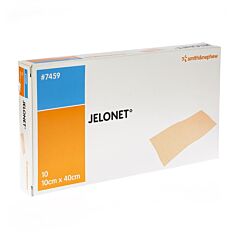 Jelonet 10cm x 40cm 10 Stuks