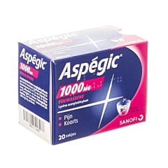 Aspegic 1000mg Adultes 20 Sachets