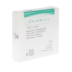 Duoderm Hydroactief Verband 10x10cm 5 Stuks