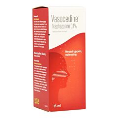 Vasocedine Naphazoline 0,1% Solution pour Instillation Nasale Gouttes 15ml	