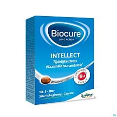 Biocure Long Action Intellect Tijdelijke Stress 40 Tabletten
