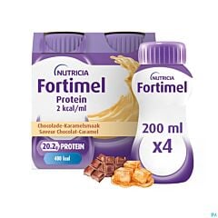 Fortimel Extra 2kcal Chocolat-Caramel 4x200ml