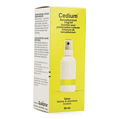 Qualiphar Cedium Solution Antiseptique Spray 50ml