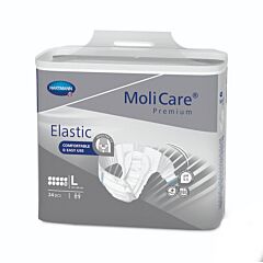 Hartmann MoliCare Premium Elastic Change d'Incontinence 10 Gouttes Taille L 14 Pièces