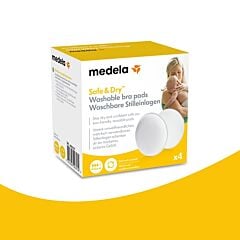 Medela Coussinets d'Allaitement Lavables 4 Pièces