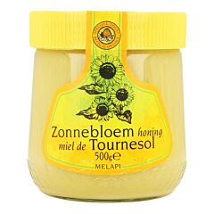 Melapi Zonnebloemhoning Zacht - 500g 