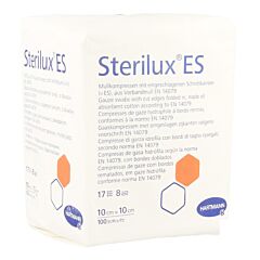 Hartmann Sterilux ES Compresses Non Stériles 8 Plis 10x10cm 100 Pièces