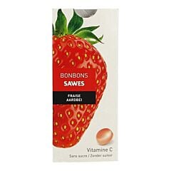 Sawes Bonbons à la Fraise Sans Sucre 10 Pièces