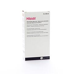 Hibidil Chloorhexidine Digluconaat - 8x50ml Flacons