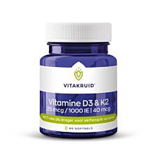 Vitakruid D3 & K2 – 90 Softgels