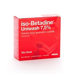 Iso-Betadine Uniwash 7,5% 10 Unidoses x 10ml