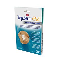 Tegaderm Plus Pad 3m Transp Steril 9cmx15cm 5 3589p