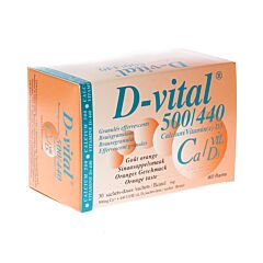 D-Vital 500mg/440UI Orange 30 Sachets