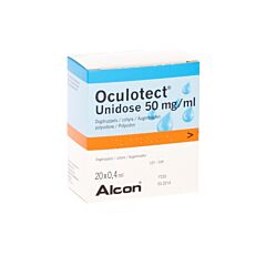 Oculotect Collyre Unidose 50mg/ml 20x0,4ml